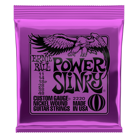 Ernie Ball Power Slinky Electric Guitar Strings 11-48