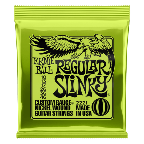 Ernie Ball Regular Slinky Electric Guitar Strings 10-46