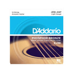 D'Addario EJ38 12 String Acoustic Strings